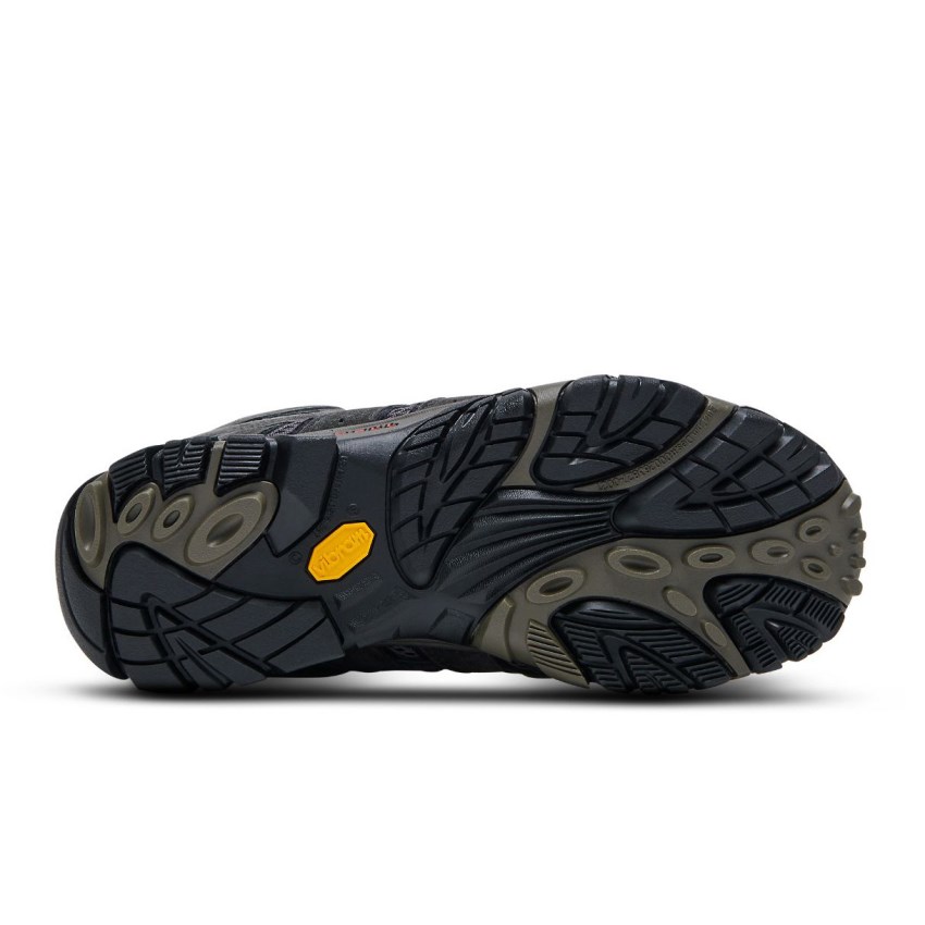 Chaussures Randonnée Merrell Moab 2 Mid Waterproof Grise Foncé Homme | K.I.YPNB